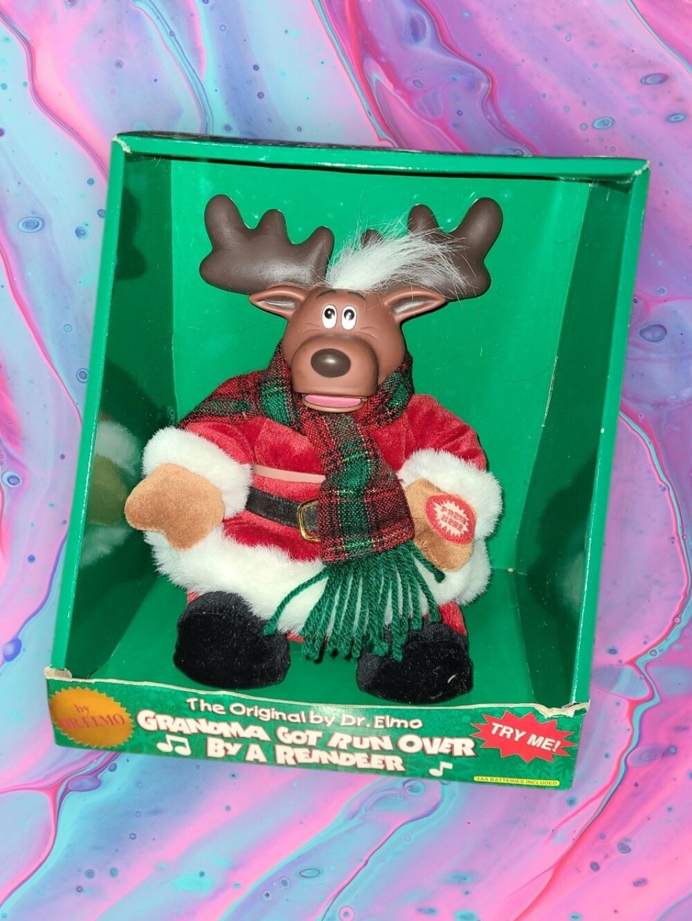 Singing & Dancing Christmas reindeer still in box